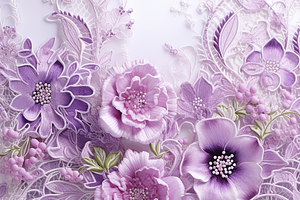 Purple Lace Paper