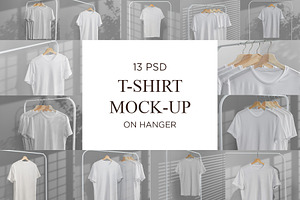 T-Shirt Mock-Up On Hanger