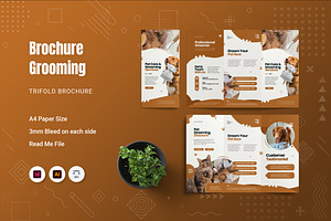 Grooming Trifold Brochure, a Brochure Template by Fannan Studio