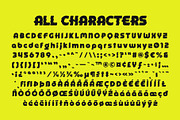 CS Regime Rippled, a Sans Serif Font by Craft Supply Co. (Thumbnail 8 of 8)