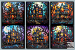 Stained Glass Haunted House