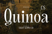 CS Quinoa – Art Nouveau Font