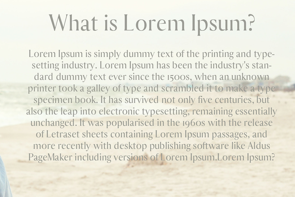 Aadam A Modern Serif Font Family preview 6