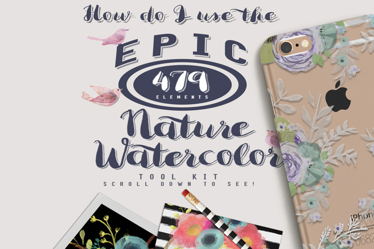 Nature's Element Watercolor Tool Kit, a Brush Add-On by Snark Heart (Photo 2 of 7)