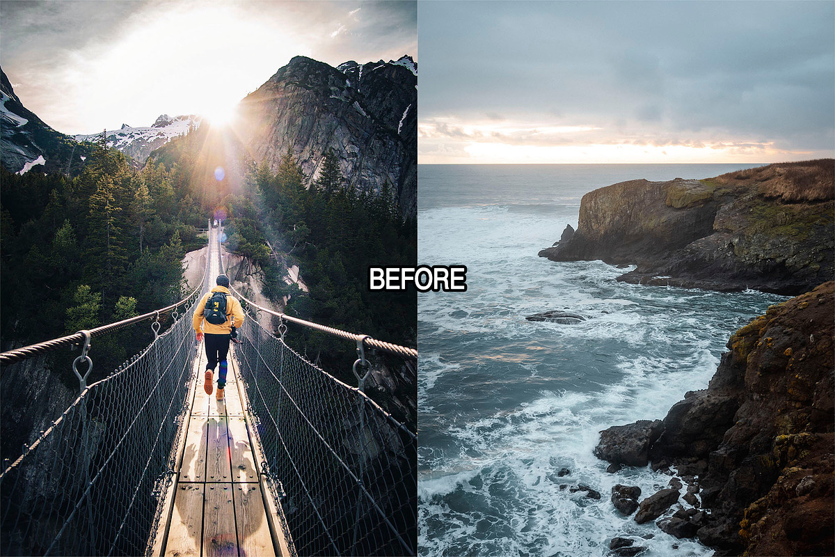 11 Cinematic Blues Lightroom presets, a Preset Add-On by Presets by Yevhen (Photo 2 of 10)