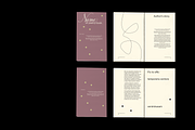Line Art Poetry Book InDesign 5”x8, a Magazine Template by an-arketype studio. (Thumbnail 2 of 5)