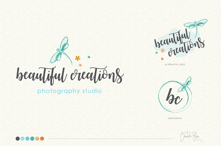 Glitter Logo & Business Card - 01