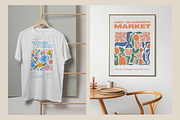 Naive Flowers: Patterns & Posters, a Pattern Graphic by PixelAesthetic (Thumbnail 2 of 8)
