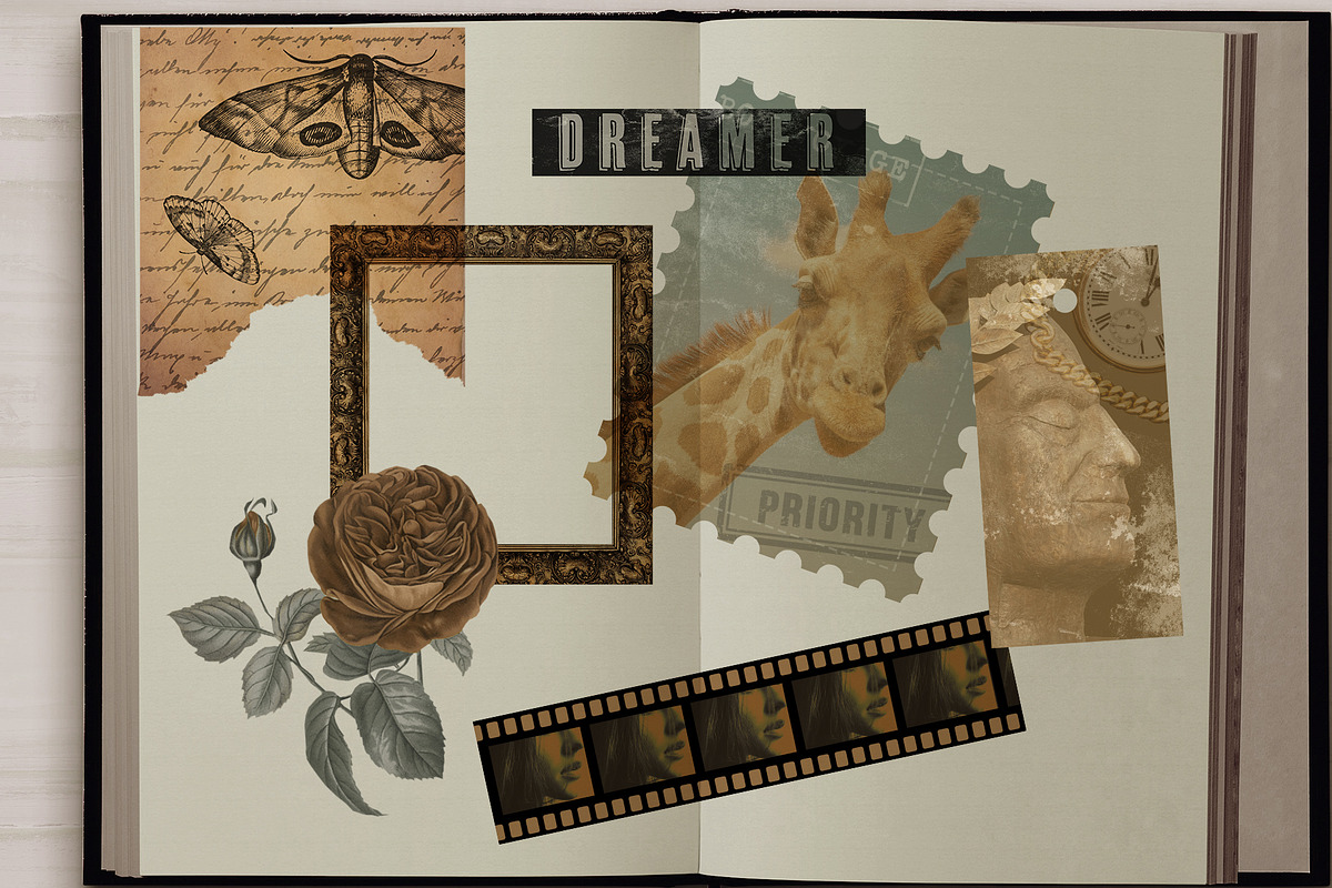 26 Vintage Collage Elements, an Object Graphic by Studio Angel Arts (Photo 3 of 3)