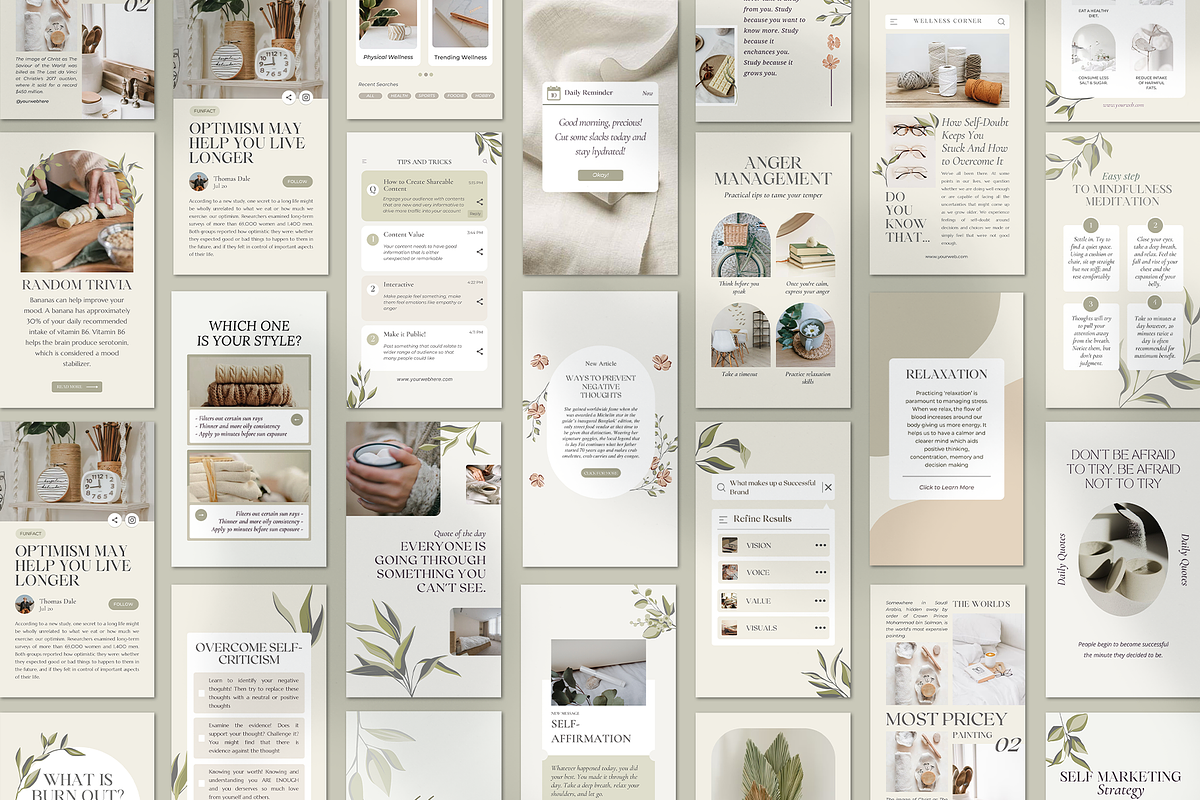 Instagram for Coach Botanical, a Social Media Template by Analogi Studio (Photo 22 of 30)