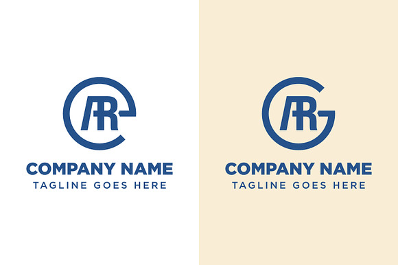 Letters Ear Gar Monogram Logo Set preview 2