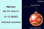 Happy Holidays Christmas Clipart PNG, an Illustration by SinaCreation (Thumbnail 6 of 7)