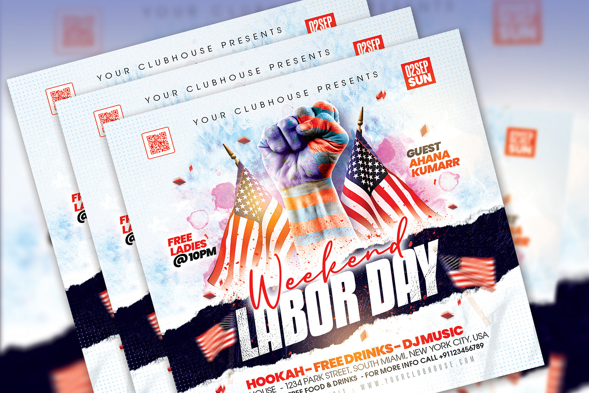 Labor Day Flyer, a Templates & Theme by MithilaCreation (Photo 9 of 12)