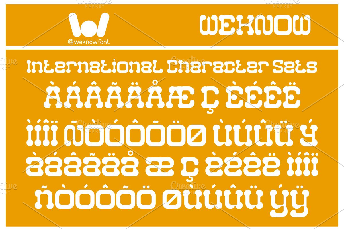 Spherical Drone font, a Font by weknow (Photo 8 of 8)