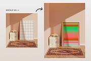 Framed Poster Mockup Bundle, a Print Template by Bonumo (Thumbnail 5 of 8)