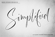 Simplified – Casual Chic Font, a Script Font by RedyStudio (Thumbnail 1 of 16)