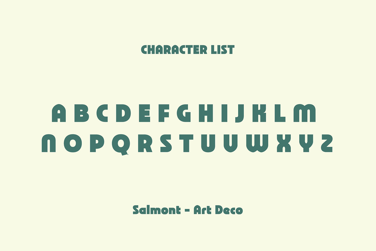 Salmont - Black Art Deco, a Sans Serif Font by Versetype (Photo 9 of 12)