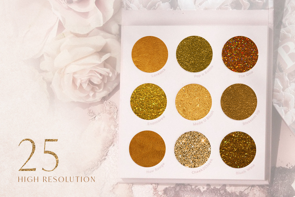 Gold Foil Glitter Luxury Textures, a Texture Graphic by NassyArt (Photo 5 of 13)