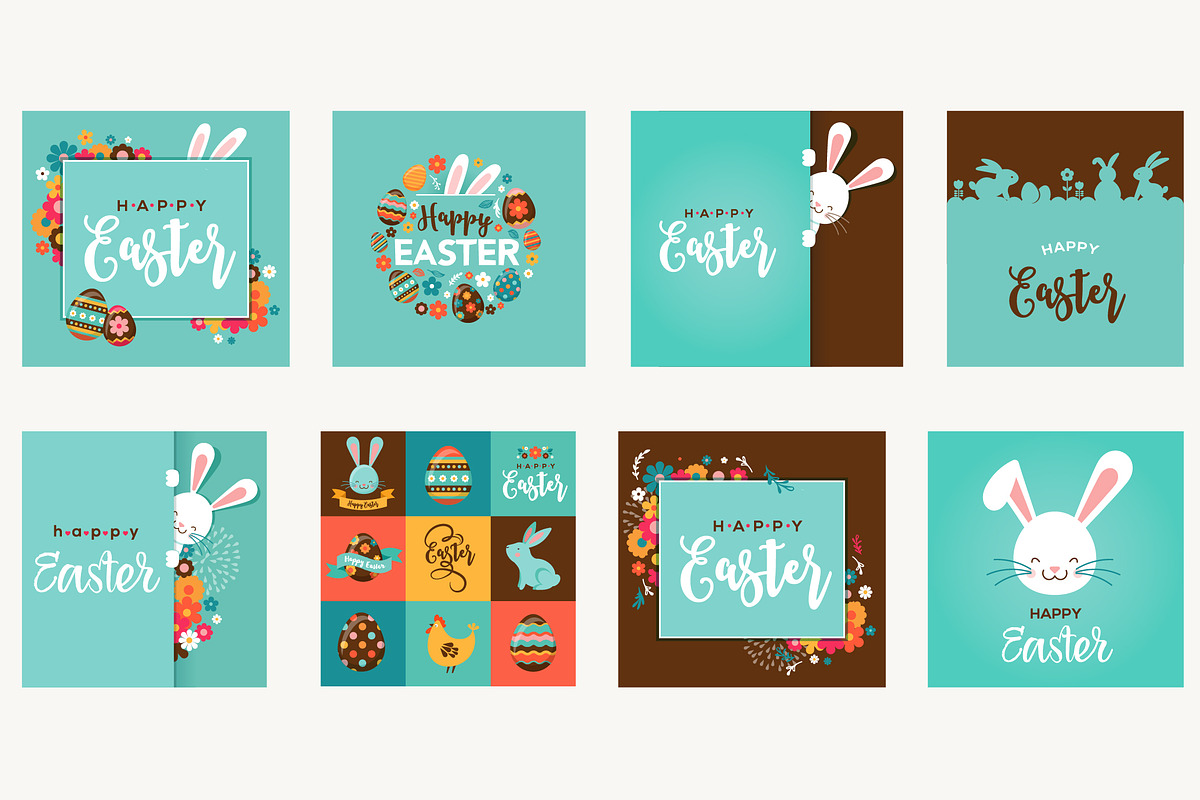 Happy Easter bundle, an Animal Illustration by Marish (Photo 3 of 8)