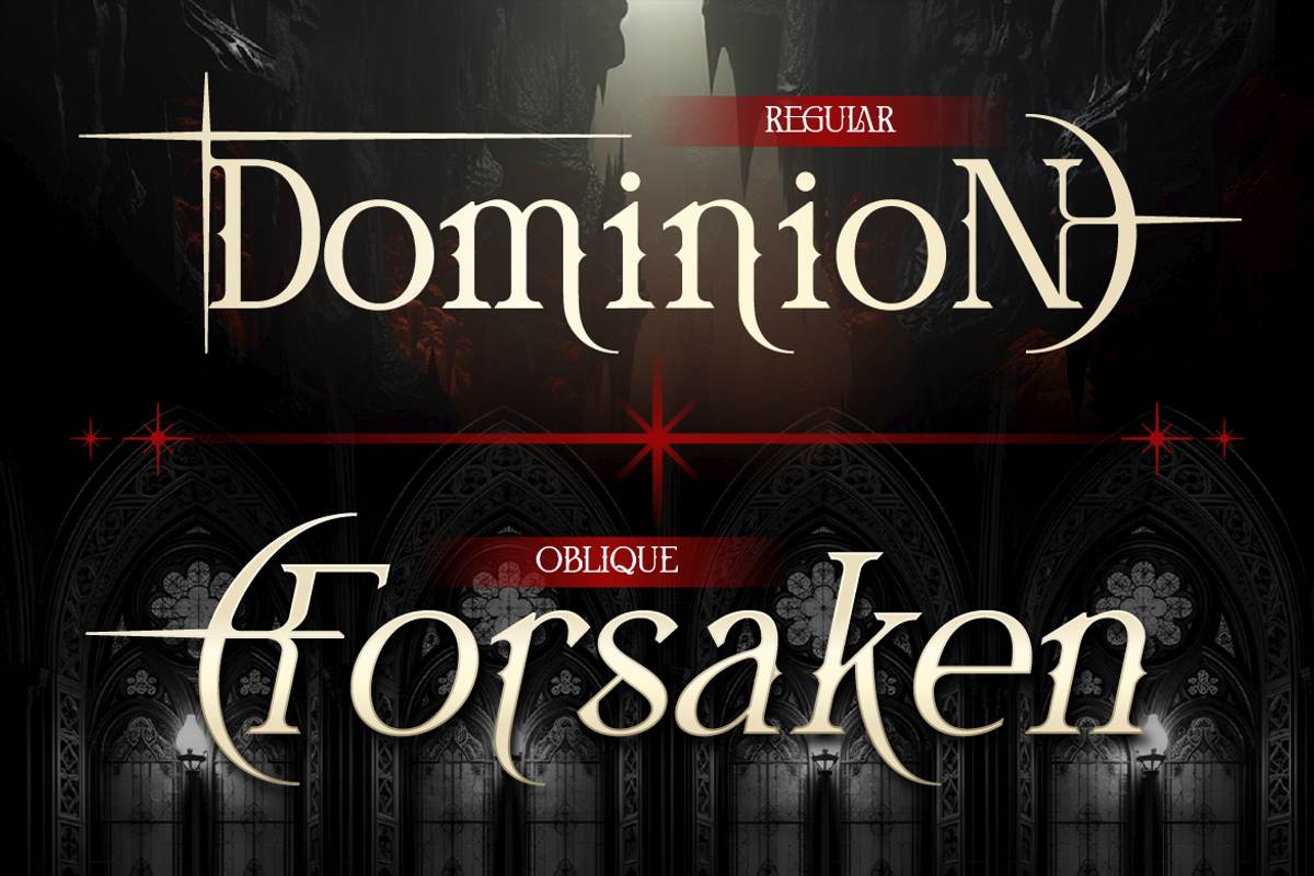 Aethrim - Dark Fantasy Serif, a Blackletter Font by Artisan Themes (Photo 4 of 12)