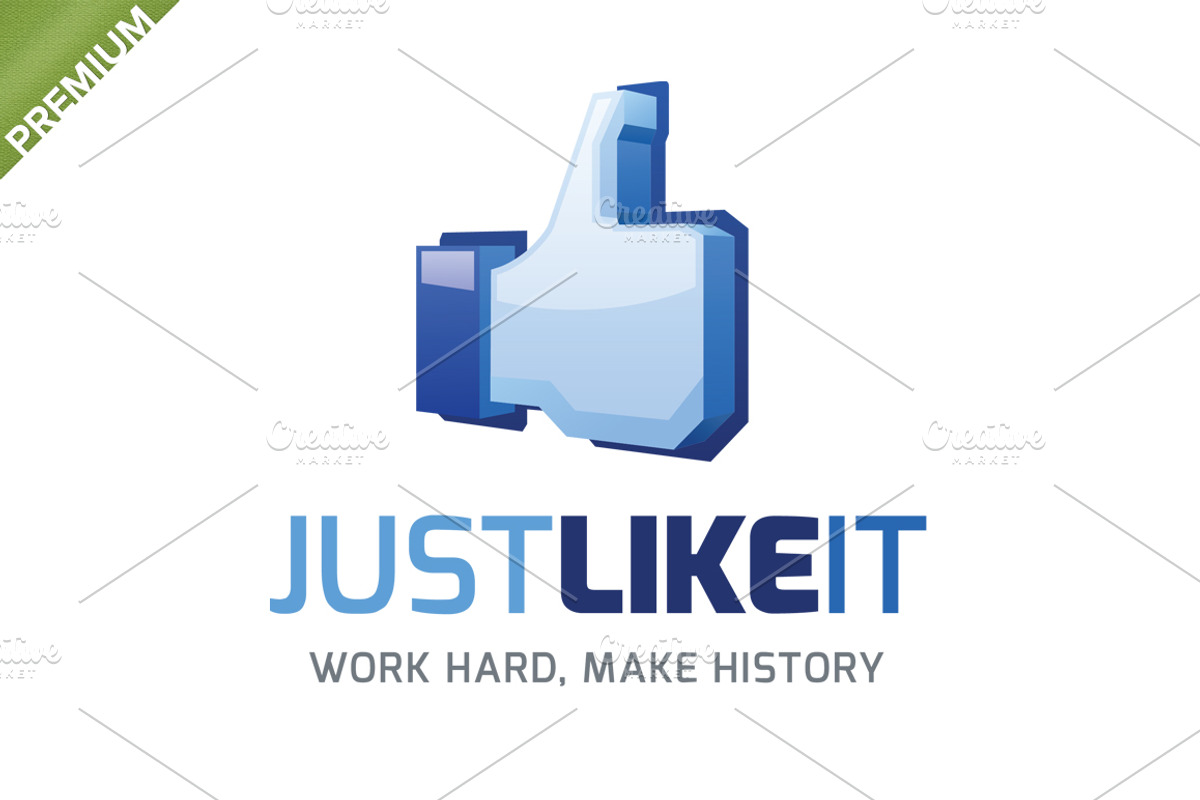 Just Like It Logo, a Branding & Logo Template by Web Design Label (Photo 1 of 5)