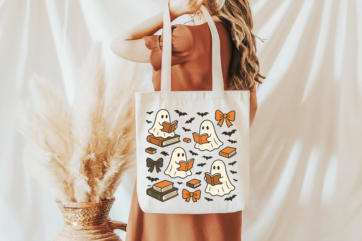 Cute Ghosts and Coquette Halloween, an Illustration by Libby Wishes (Photo 6 of 6)