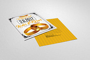 Wedding Invitation Postcard Template, a Card Template by Business Flyers (Thumbnail 4 of 4)