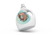 Detergent Bottle Mock-up, an Advertising Mockup by PixelMockup (Thumbnail 11 of 11)