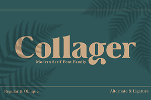 Collager Modern Serif Family