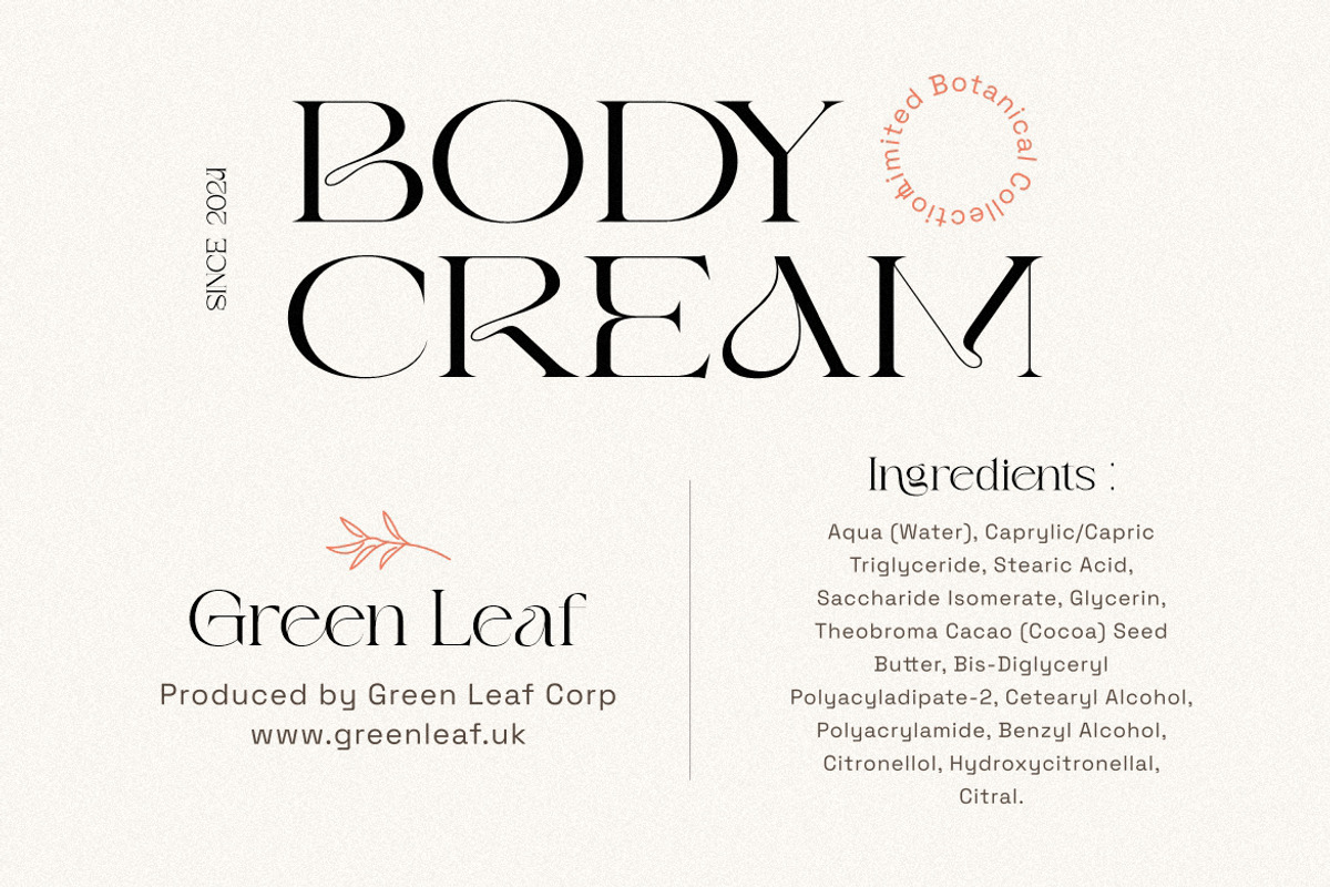 Avegaer Font, a Serif Font by HansCo Studio (Photo 6 of 10)