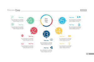 Five Points Workflow Slide Template