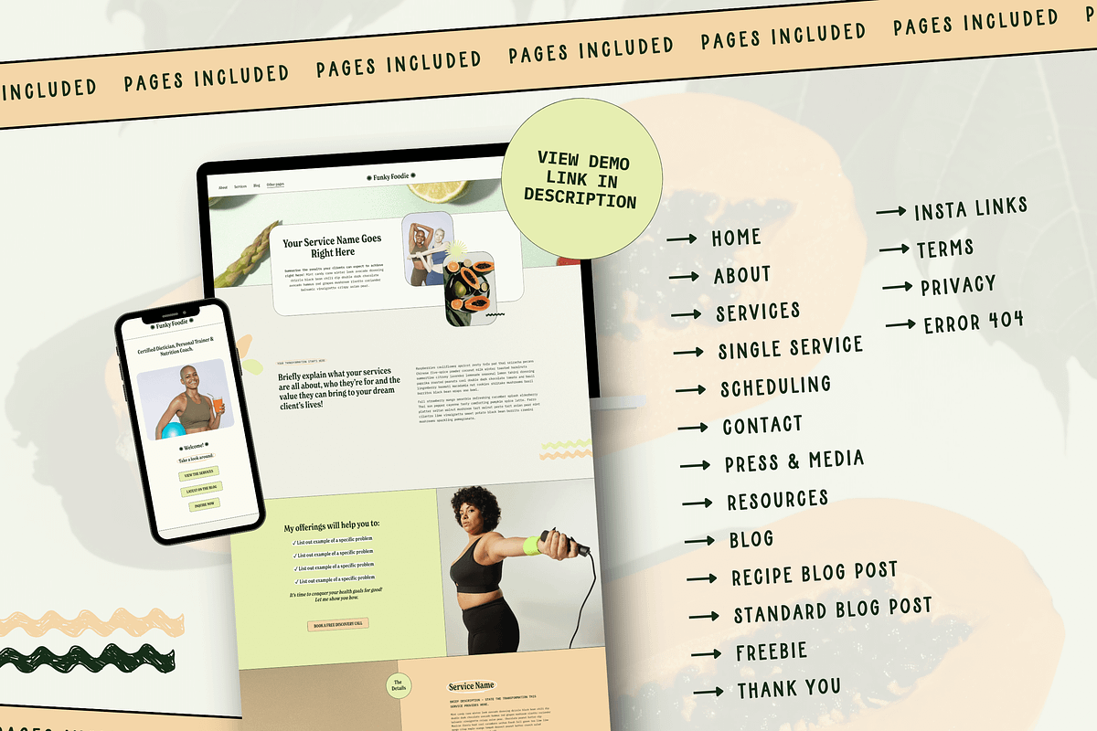 Squarespace 7.1 template for coaches, a Squarespace Template by Kurly Creative (Photo 4 of 10)