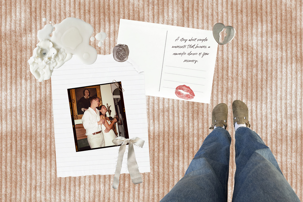Classic Romance Collage Pack, an Object Graphic by Feelsoul (Photo 4 of 9)