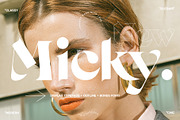 MICKY — REGULAR, OUTLINE & BONUS, a Serif Font by Madebysté. (Thumbnail 1 of 10)