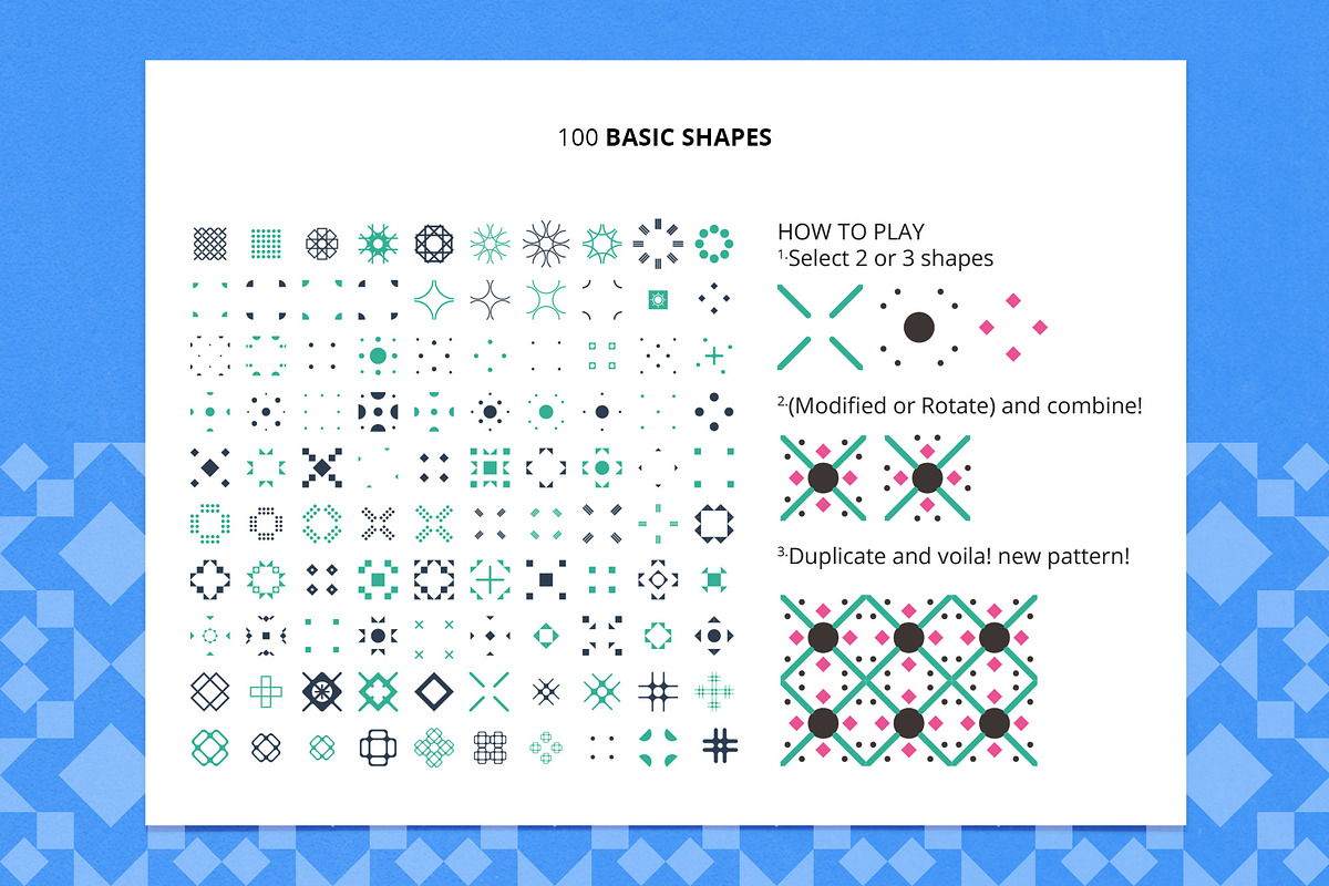 Playful Geometric Pattern Bundle, a Pattern Graphic by Juru Rancang Graphic (Photo 5 of 10)