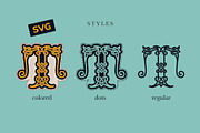 Celtic Nova colored font, a Script Font by kaer_shop (Thumbnail 4 of 10)