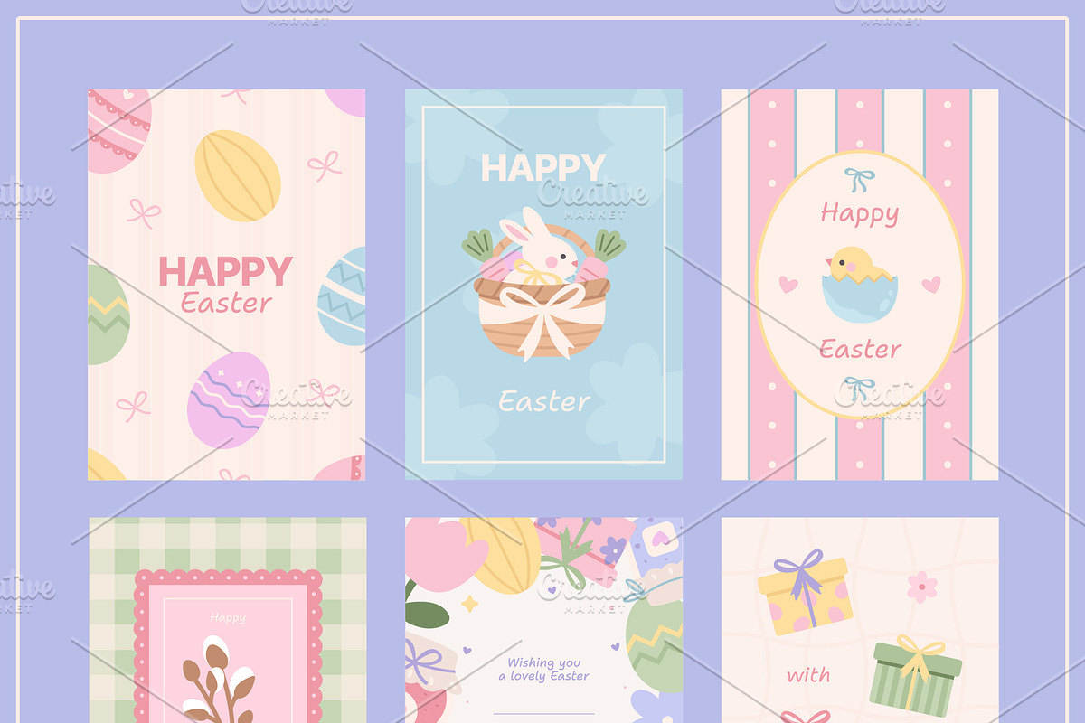 Easter Greeting Cards, an Object Graphic by Creative Gallery (Photo 6 of 6)