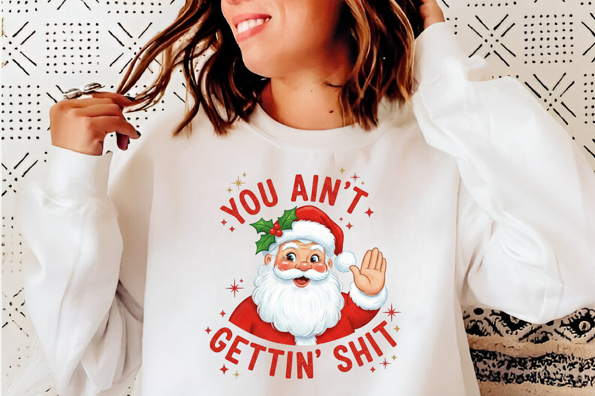 Funny Sarcastic Santa PNG, an Illustration by SinaCreation (Photo 6 of 7)