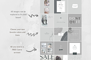 Instagram Post Template - CANVA, a Social Media Template by Tegefeldt Design (Thumbnail 6 of 6)