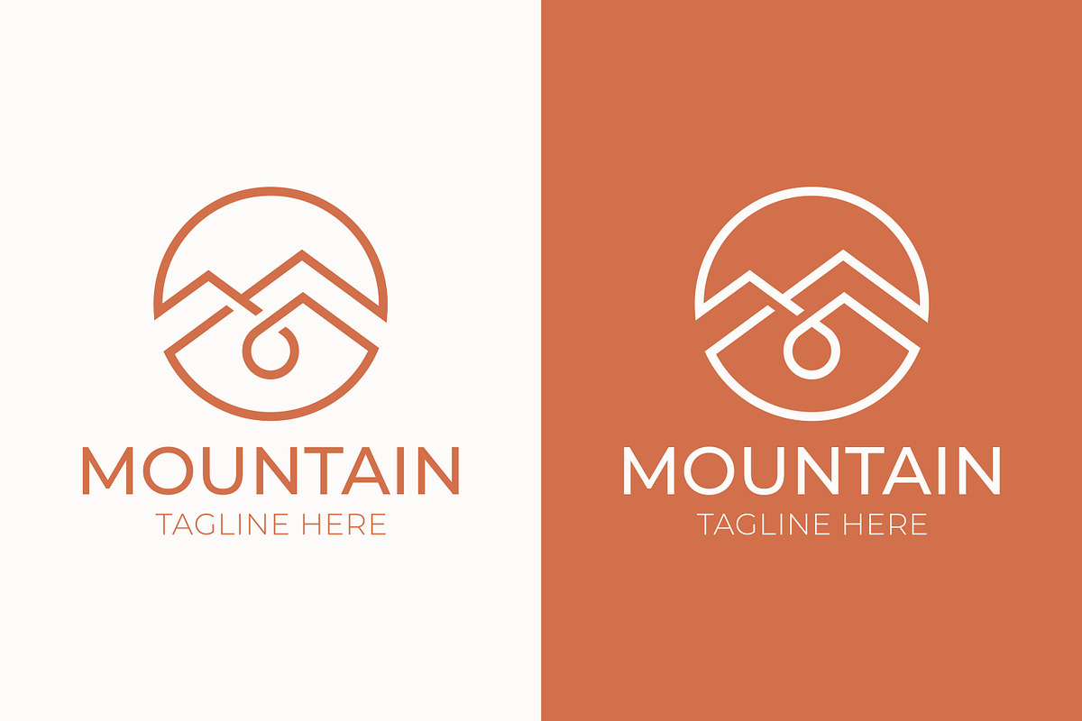 Mountain Logo Water Droplet, a Branding & Logo Template by Signatoro (Photo 2 of 3)