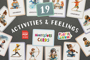 Activities And Feelings Flash Cards, an Education Illustration by Pix Cafe (Thumbnail 1 of 10)