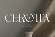 Cerotta, a Serif Font by zeenesia (Thumbnail 1 of 17)
