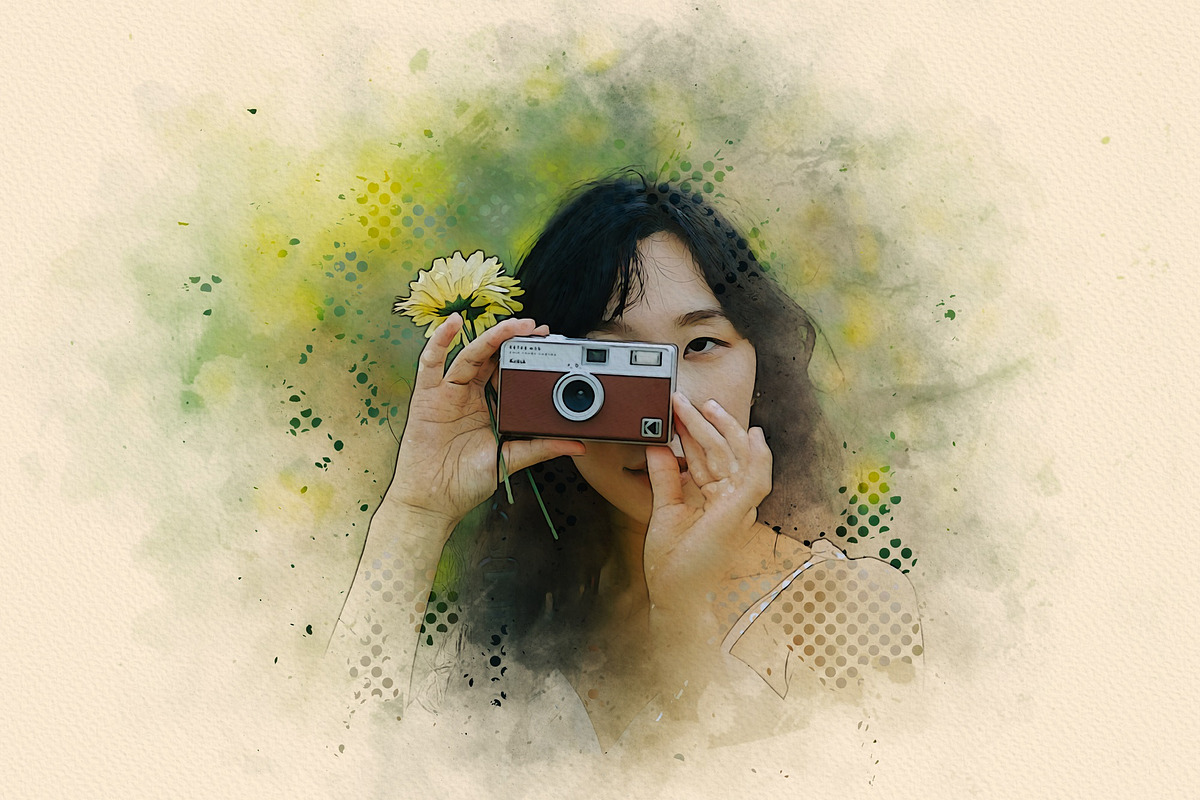 Photo Effect Mockup PSD Template, a Brushes & More by zahidhossainalif (Photo 9 of 10)