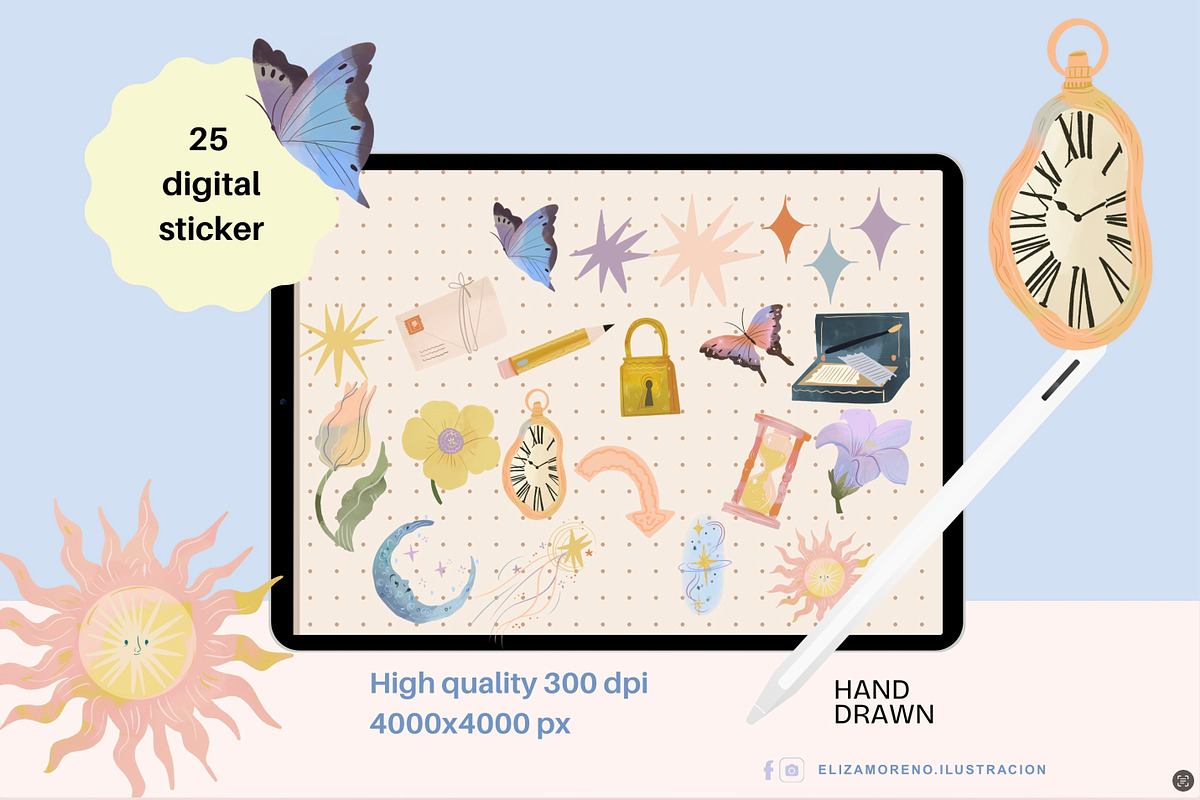Whimsical Planner 25 magical sticker, an Illustration by Cocoa studio by Eliza M (Photo 2 of 3)