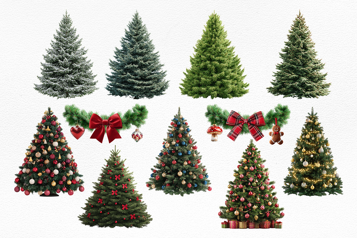 Christmas Collage Clipart Bundle, an Object Graphic by NatalieArtShop (Photo 3 of 10)