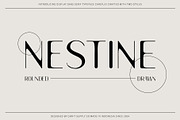 Nestine Rounded Drawn, a Sans Serif Font by Craft Supply Co. (Thumbnail 1 of 8)