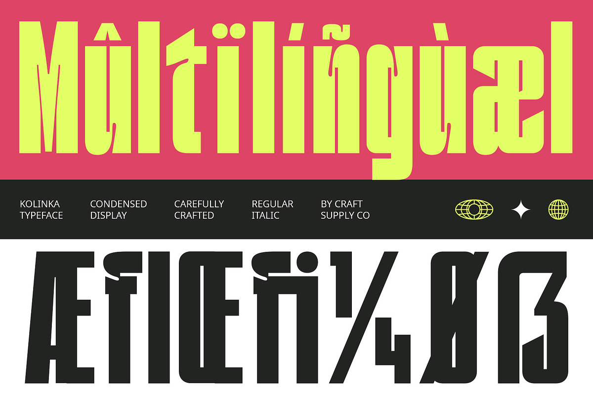 Kolinka – Inktrap Font, a Sans Serif Font by Craft Supply Co. (Photo 3 of 8)