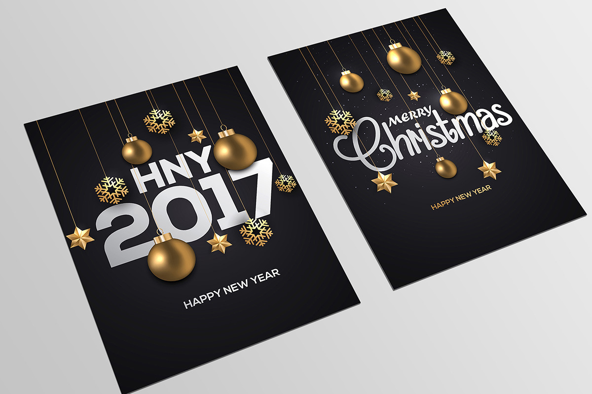 Set of Merry Christmas backgrounds, a Decorative Illustration by Creative Graphics (Photo 4 of 5)