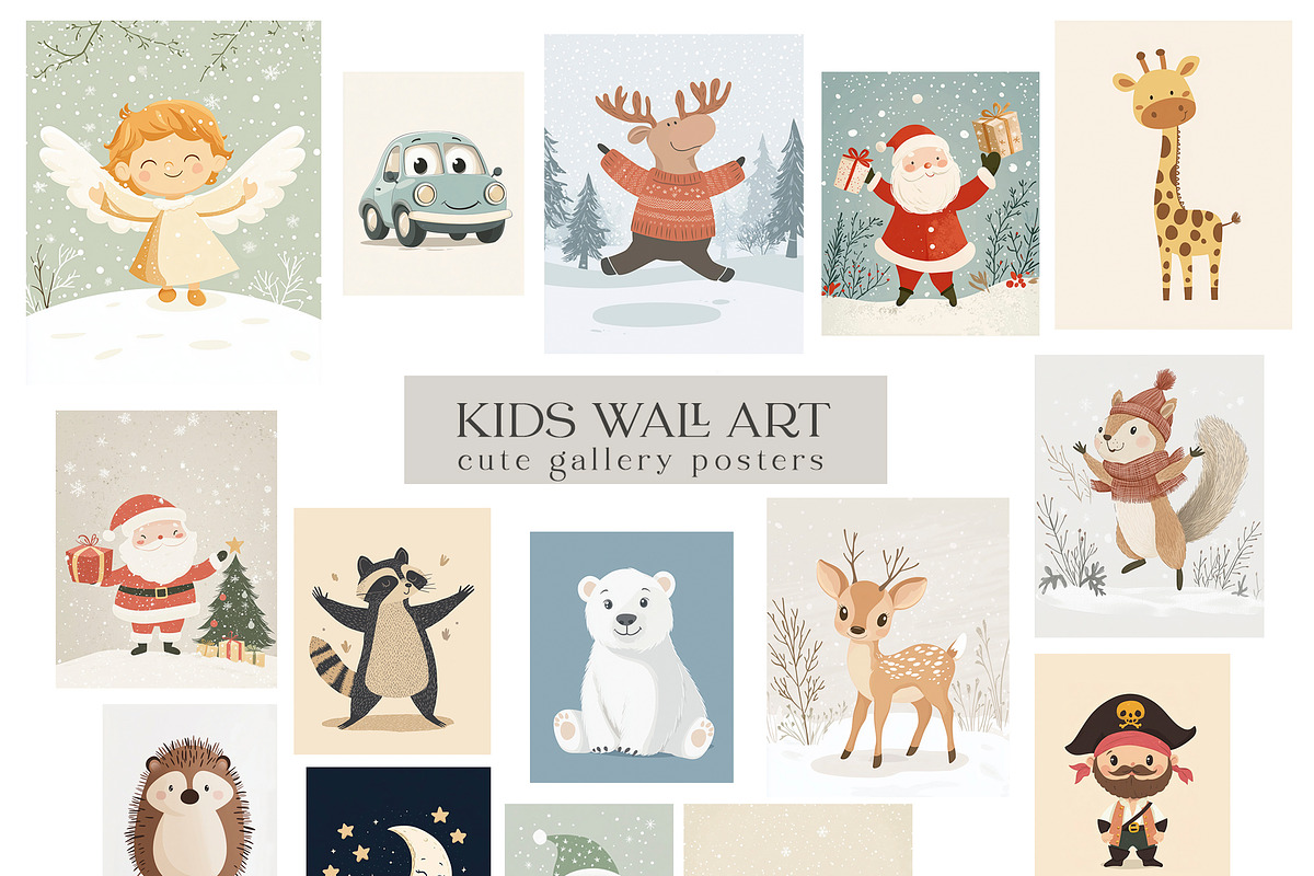 Nursery Wall Art. Cute Posters., a Graphic by Designwork (Photo 6 of 9)