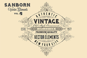 Sanborn Vector Elements Bundle Pack